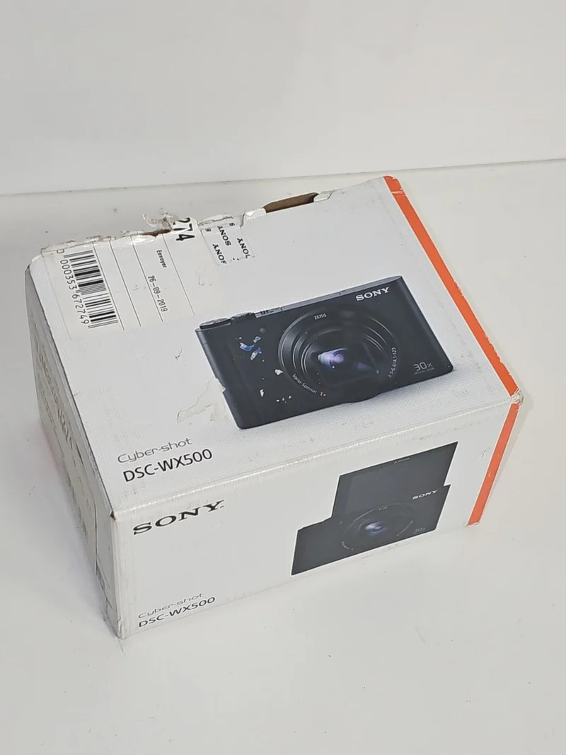 Boîte vide d'origine pour appareil photo Sony Cyber-shot DSC-WX500 emballage Son