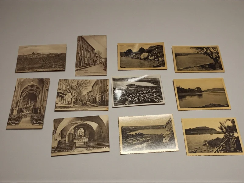 Lot cartes postales vintage rééditions anciennes Istres rétro collection France