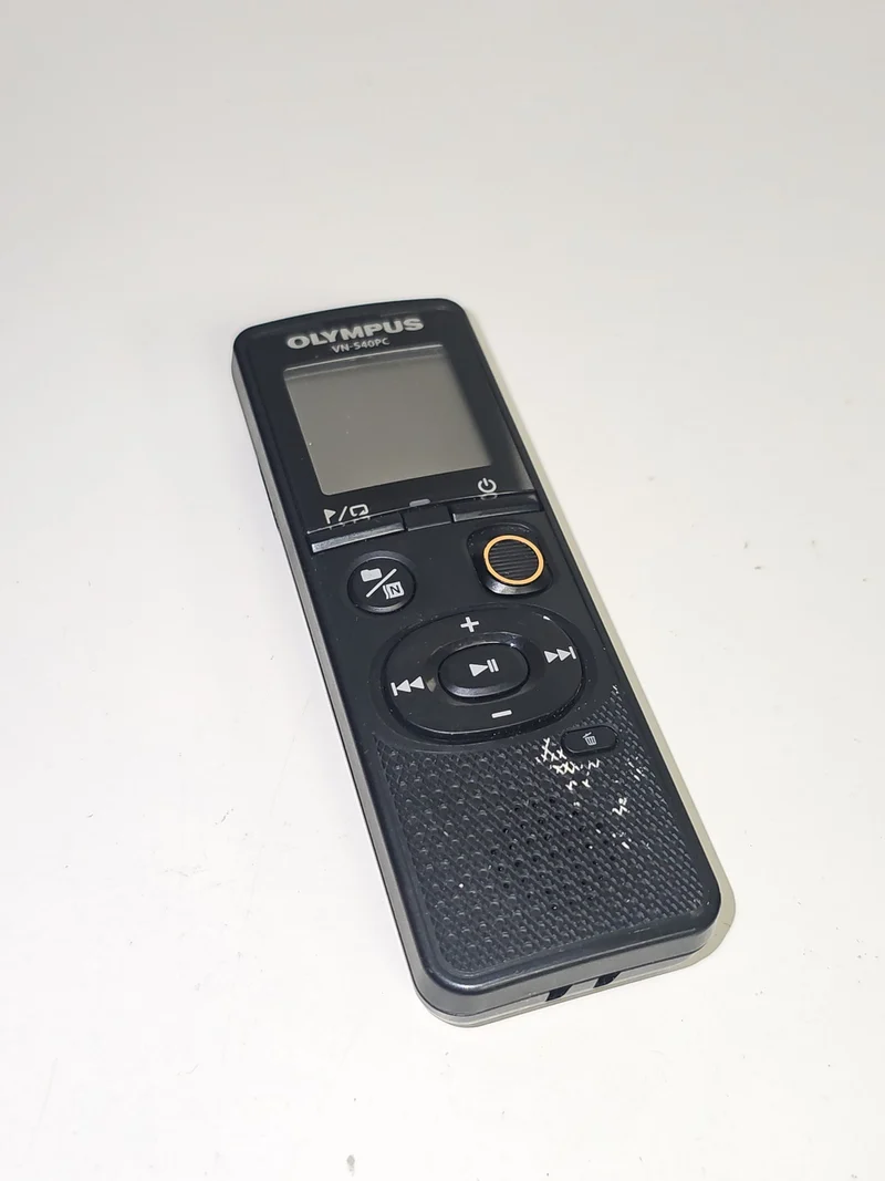 Dictaphone Olympus VN-541PC en panne, enregistreur vocal numérique non testé