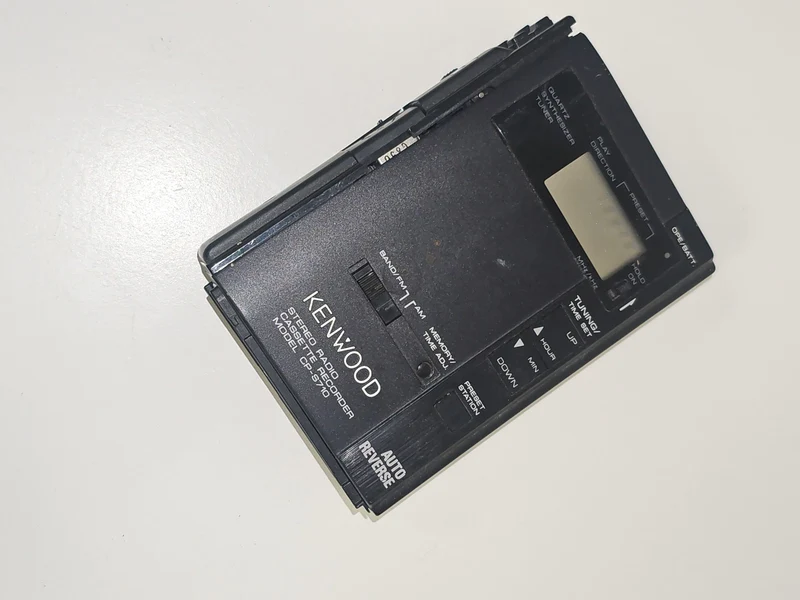 Kenwood CP-S710 radio stéréo cassette enregistreur portable fonctionnel d'occasi