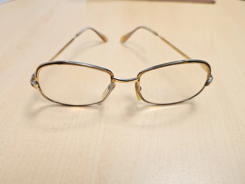 Paire de lunettes de vue vintage ancienne L'Amy rétro collection optique France