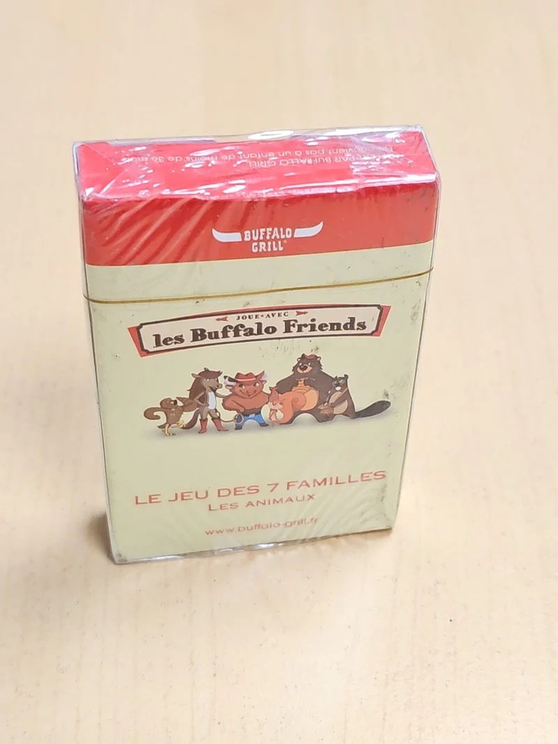 Jeu de cartes rétro publicitaire Buffalo Grill neuf ancien collection vintage ra