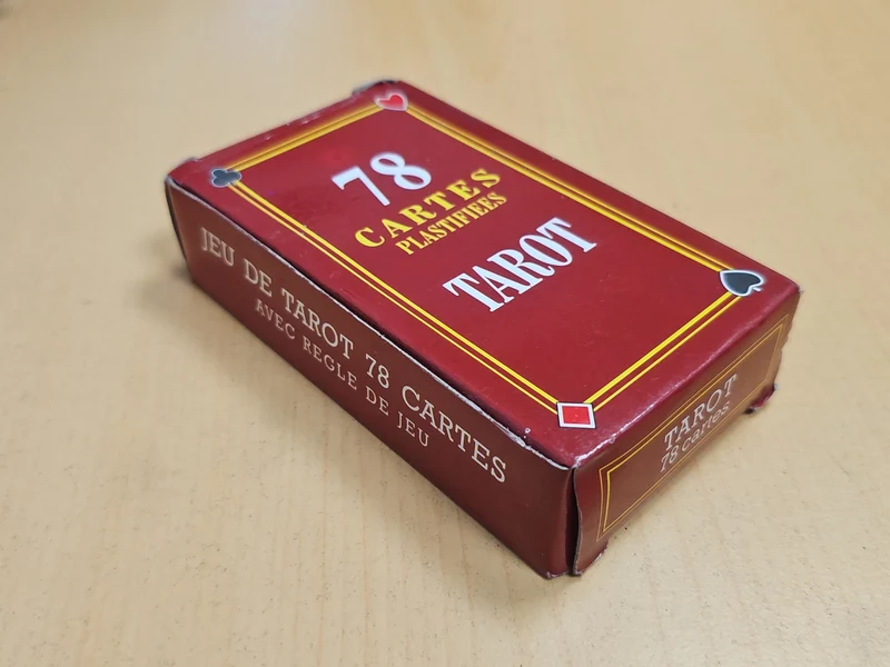 Jeu de tarot ancien vintage rétro pour collectionneur cartes divinatoires