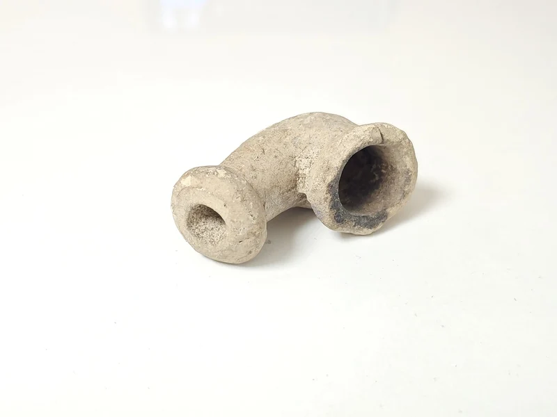Ancienne tête de pipe vintage pour collectionneur, objet rétro original d'occasi