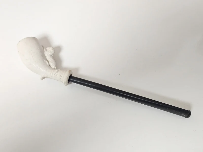 Pipe ancienne sculptée vintage ? Objet de collection rétro fumeur décoration