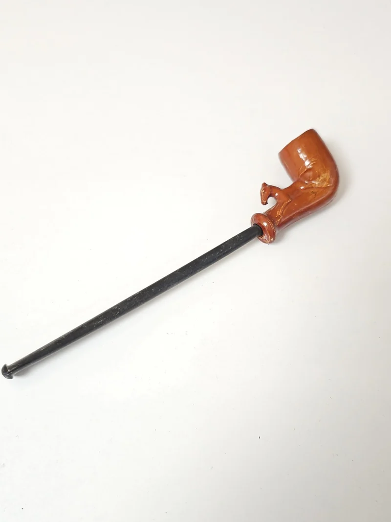 Pipe ancienne sculptée vintage ? Objet de collection rétro pour amateur fumeur