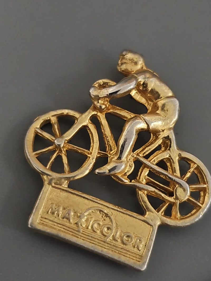 Pin's ancien rétro cyclisme vélo, badge collection vintage sport années 80