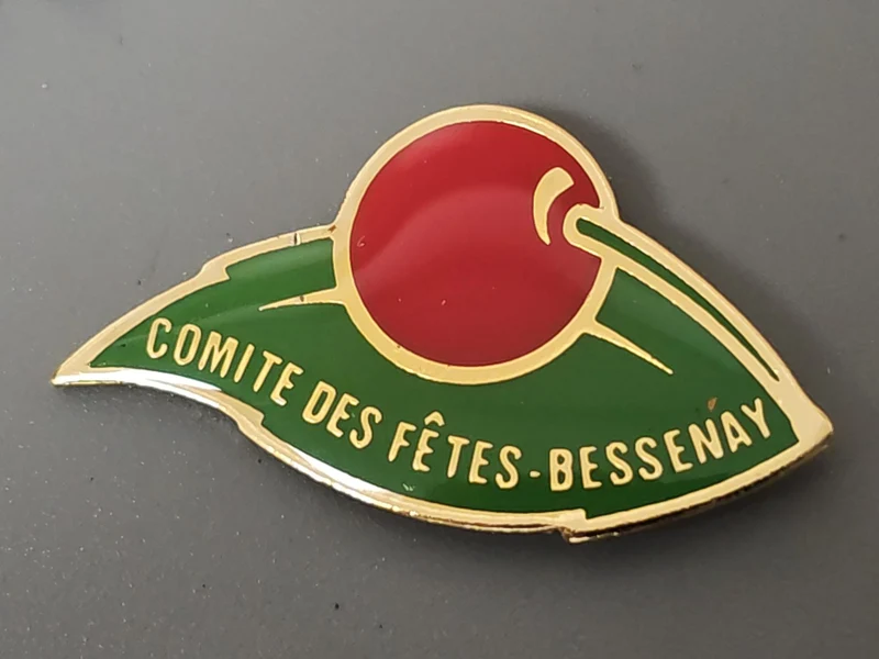 Pin's vintage ancien Comité des fêtes Bessenay badge rétro collection France