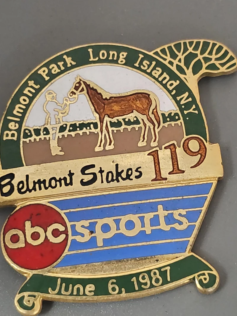 Pin?s rétro ancien ABC Sports, badge collection vintage pour amateur sport TV