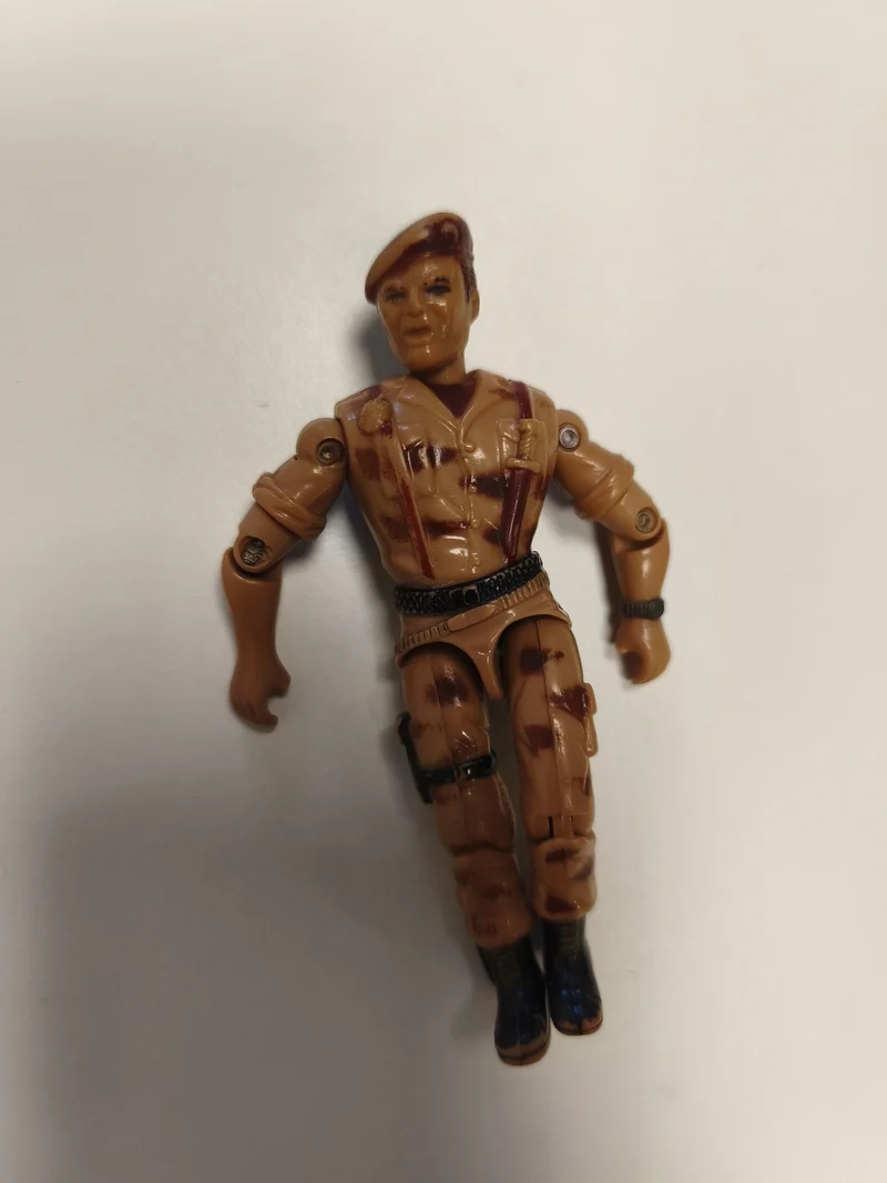Figurine vintage The Corps Hammer Airborne Lanard ancien militaire style GI Joe