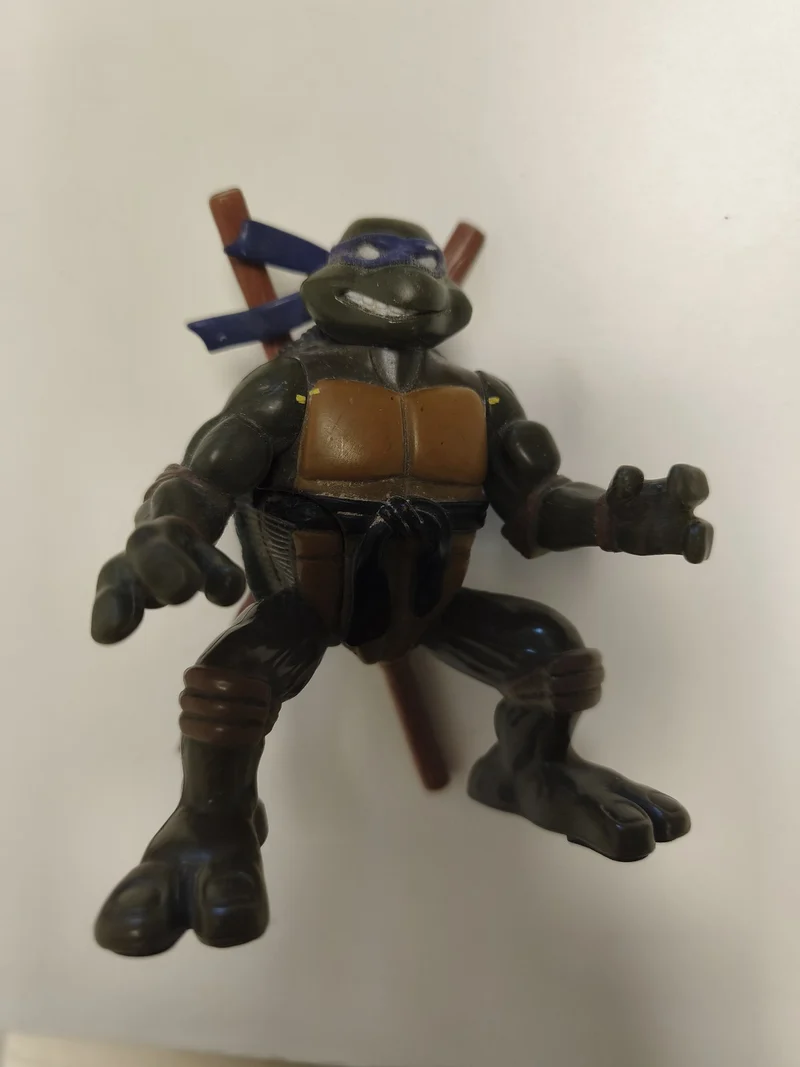 Figurine Playmates TMNT Donatello Cartwheelin Karate Tortues Ninja articulée