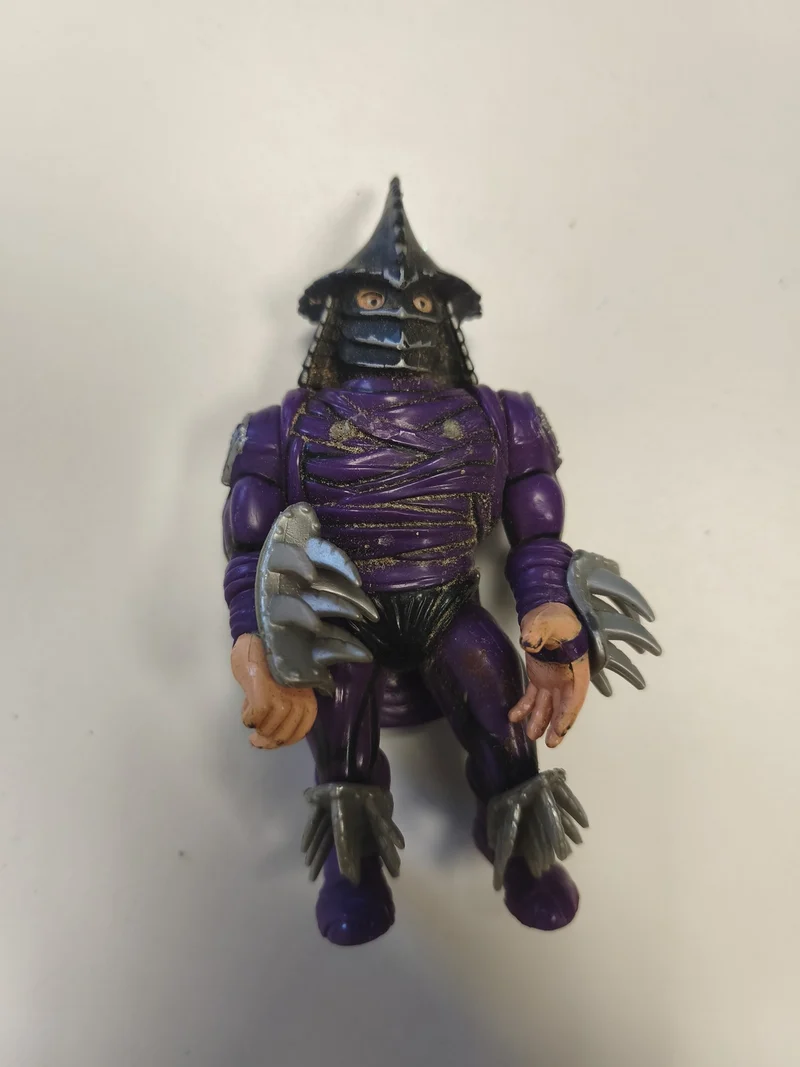 Vintage TMNT Super Shredder 1991 Playmates Movie Star figurine rétro Tortues Nin