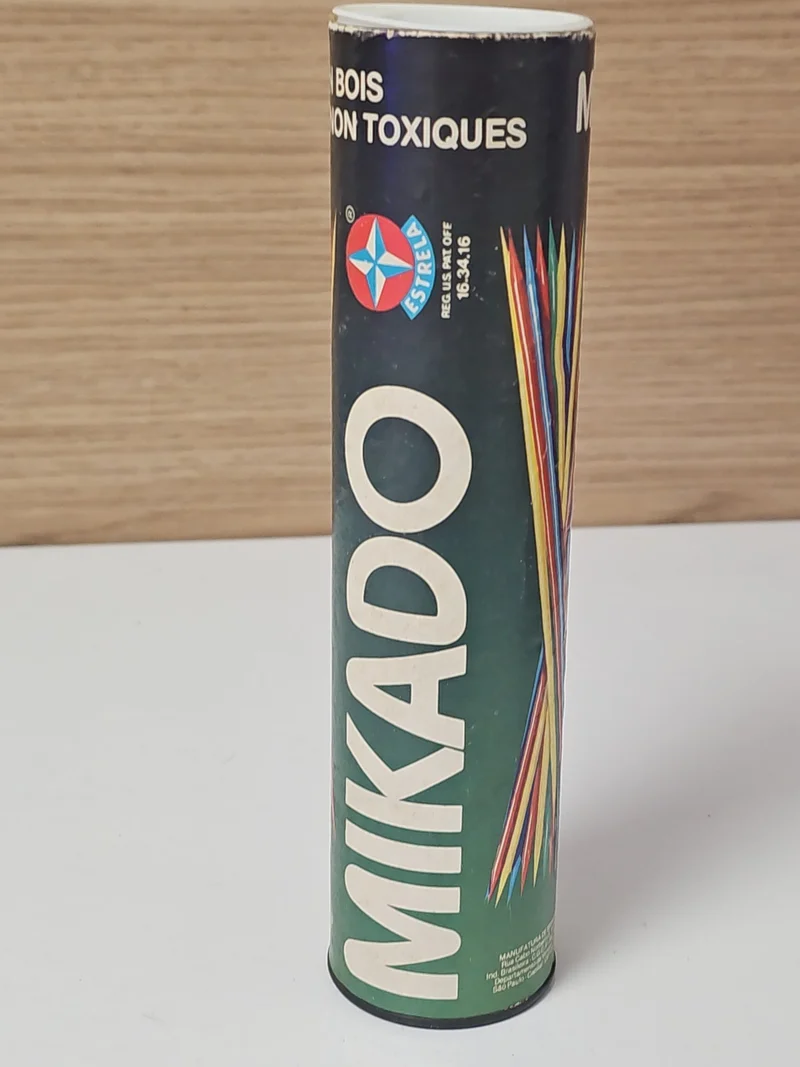 Mikado ancien en bois Estrela rétro ? Jeu de société vintage pour collectionneur