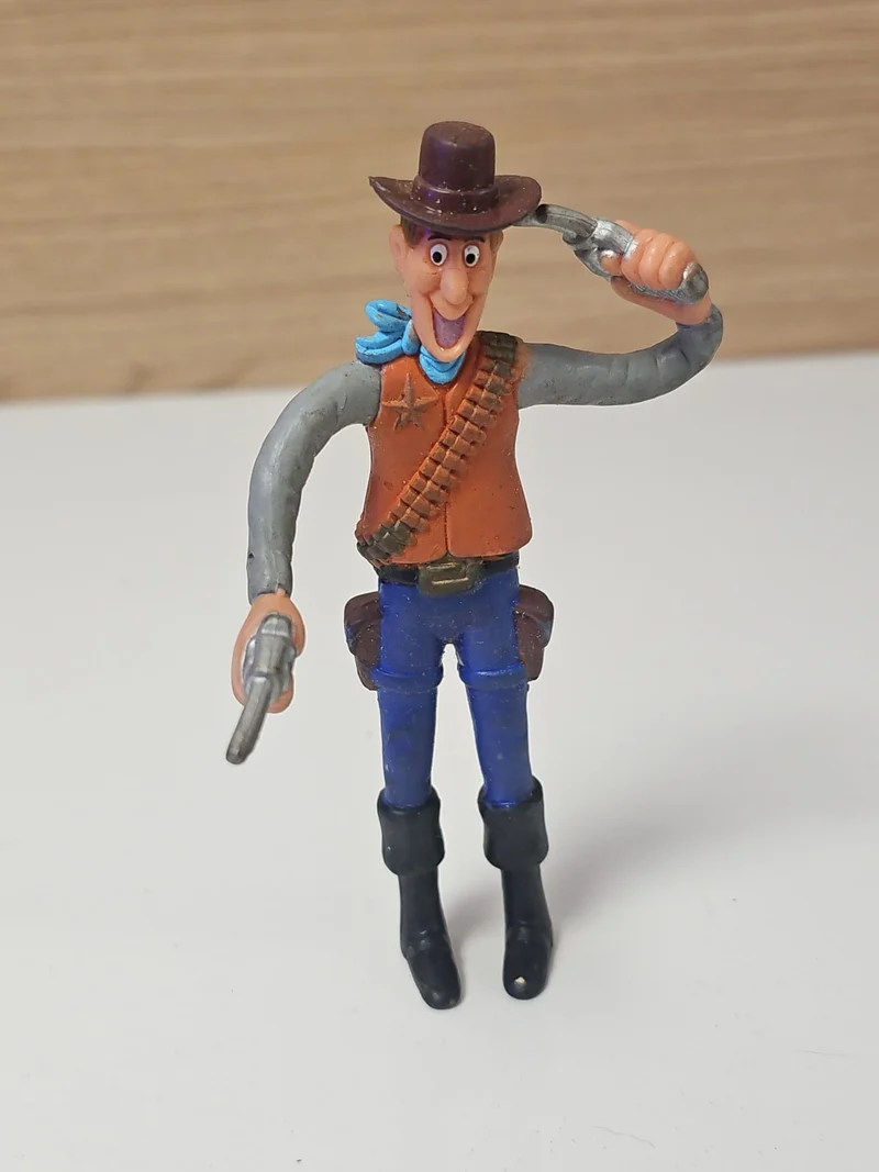 Figurine articulée Poppeye Sheriff Bendy ? personnage posable d?occasion