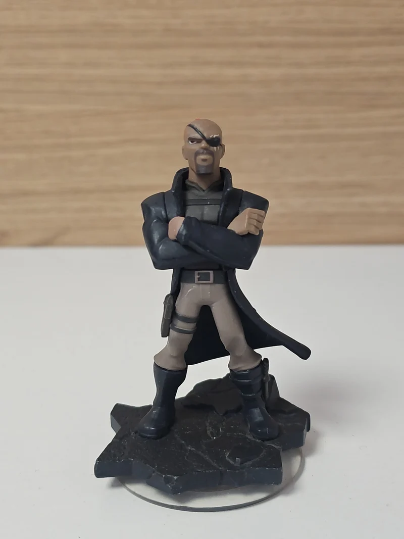 Figurine Disney Infinity 2.0 Marvel Nick Fury Personnage Jeu Vidéo Compatible PS
