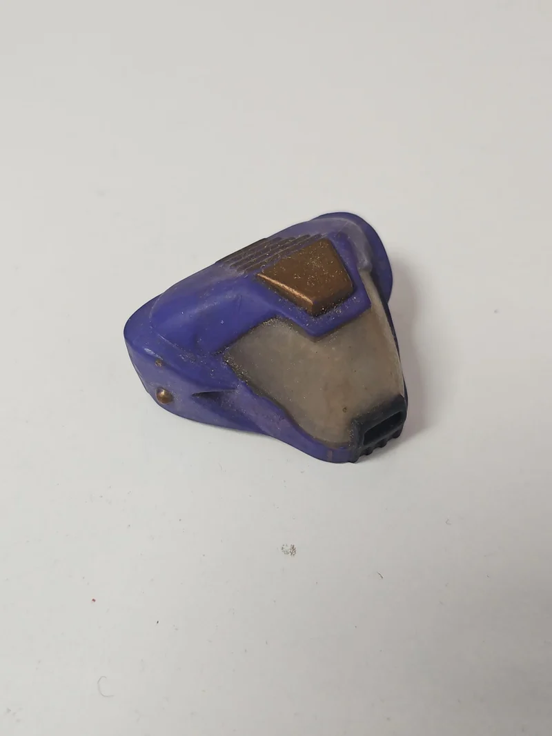 Casque bleu Modo Biker Mice Knights Armatron accessoire original Galoob helmet