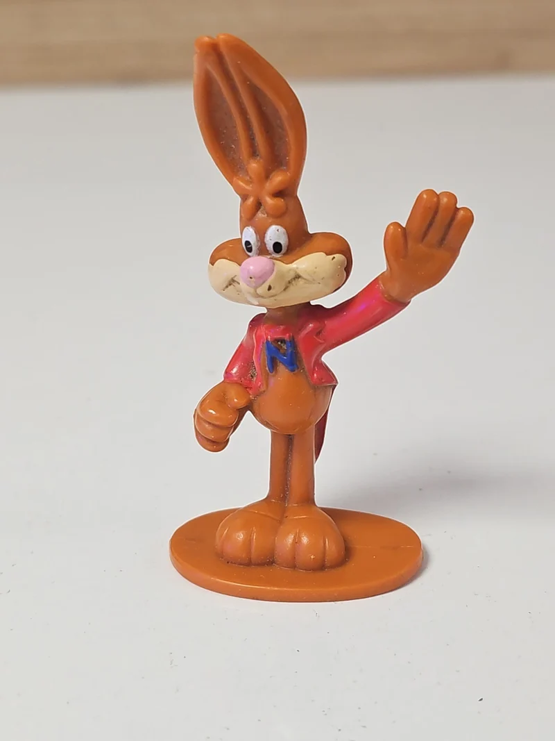 Figurine rétro Nesquik ancienne, objet publicitaire vintage, collection rare