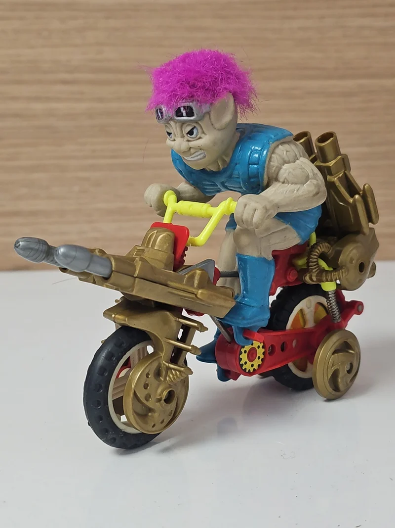 Figurine vintage 1993 Troll Terror Super Combattant ancien rare collection rétro