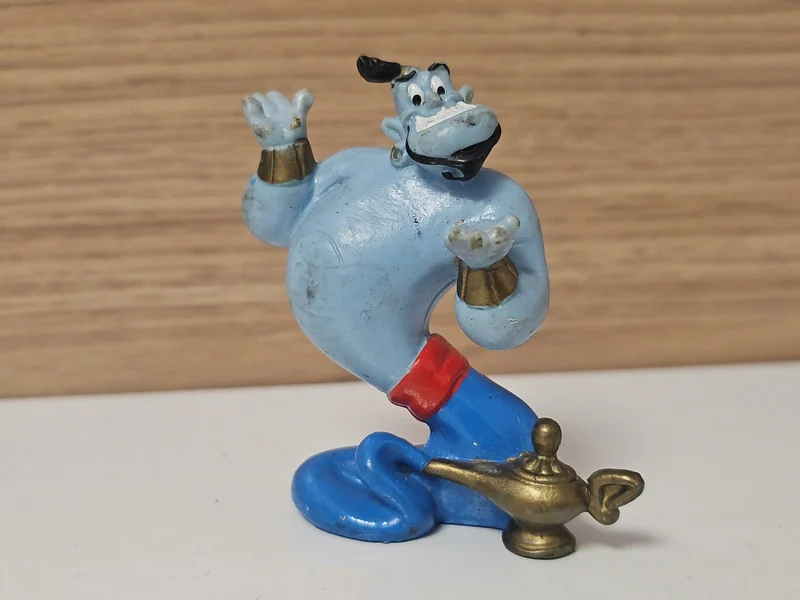 Figurine vintage Disney Aladin personnage ancien collection rétro rare occasion