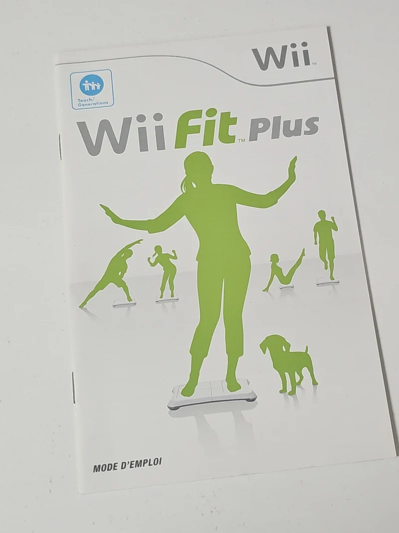 Notice originale Wii Fit Plus Nintendo mode d'emploi seul manuel jeu console Wii