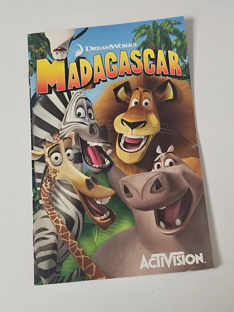 Notice originale jeu Madagascar pour PlayStation, manuel officiel d'occasion, So