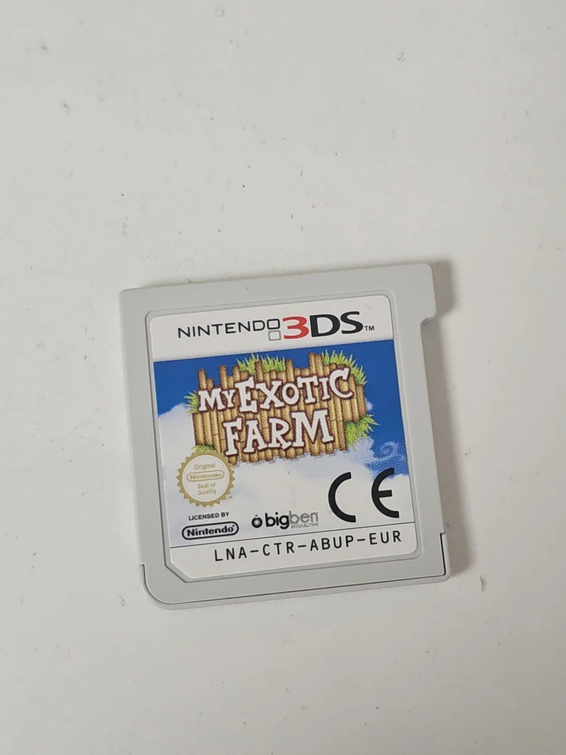 Jeu Nintendo 3DS My Exotic Farm original, simulation ferme portable, complet